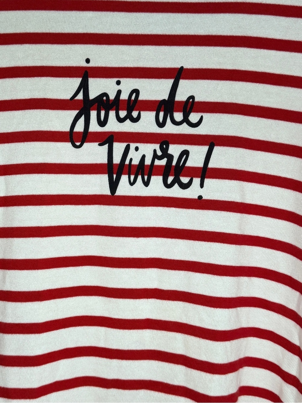 Kate Spade New York “ Joie de Vivre” Broome Street Stripped Top Small - Picture 2 of 7